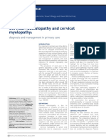 Cervical Radiculopathy and Cervical Myelopathy:: Clinical Intelligence