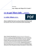 Traitement d'Asperger Allegra and Allegra Et Le Canada