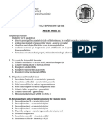 Subiecte Colocviu Imunologie 2018-2019