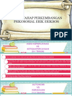 Tahap-Tahap Perkembangan Psikososial