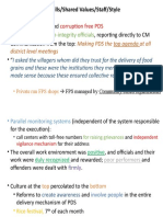 Efficient Corruption Free PDS: Skills/Shared Values/Staff/Style