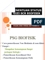 Penentuan Status Gizi SCR Biofisik: Vilda Ana Veria Setyawati