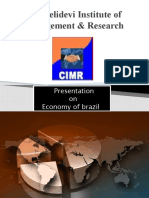 Chamelidevi Institute of Management & Research: Presentation On Economy of Brazil