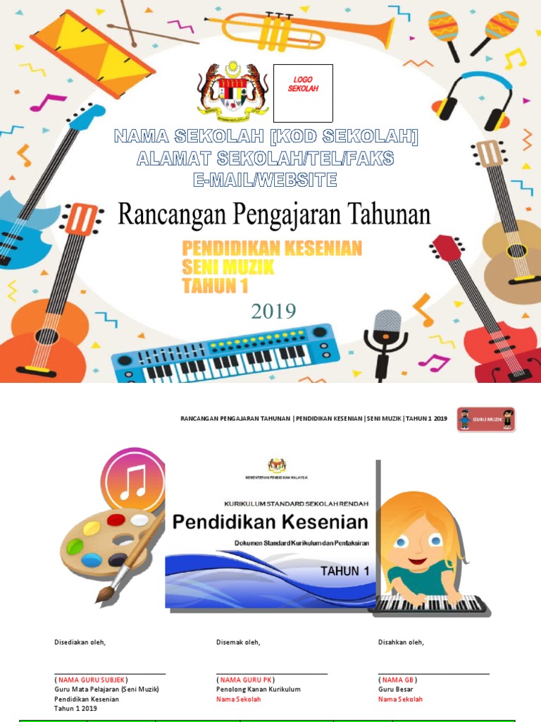 Rpt Pendidikan Kesenian Muzik Tahun 1 Pdf
