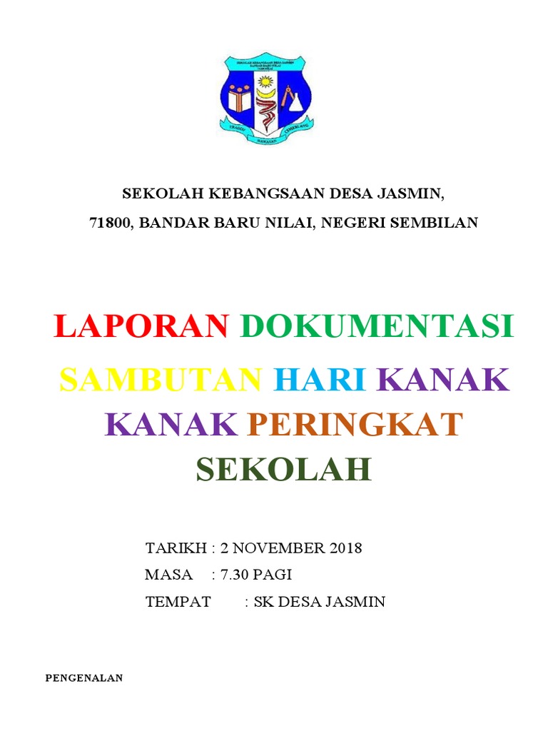 Kertas Kerja Hari Kanak2 Skdj