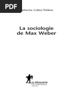 Catherine Colliot-Thélène - La Sociologie de Max Weber
