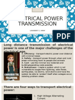 Electrical Power Transmission: Louiebert E. Viray