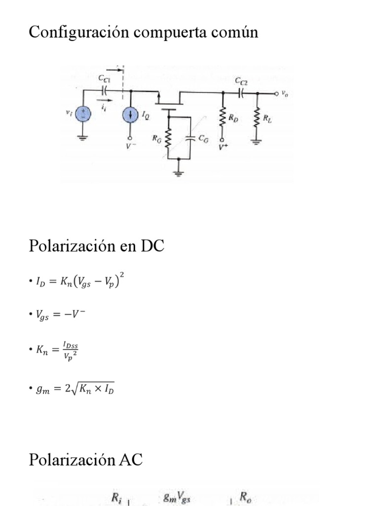 Fet Compuerta Comun | PDF