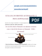 Guia lol do Bronze ao Diamante 〖Pdf e Download〗