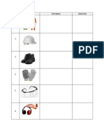 Number Equipment Description Body Parts