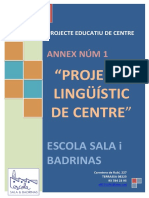 Projecte Lingüístic Sala I Badrinas PDF