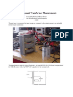 Ferroresonant Transformer Measurements