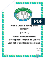 WEDP - Loan Policy & Procedures Manual - Final