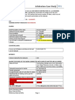 Arbitration Case Study: Claims