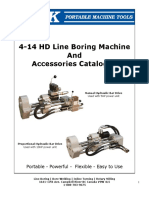4-14 HD Line Boring Machine and Accessories Catalogue: Portable - Powerful - Flexible - Easy To Use