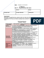 7° Básico Prueba de Módulo