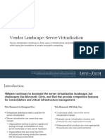 Vendor Landscape Server Virtualization