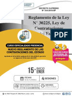 CURSO PRESENCIAL NUEVA LEY DE CONTRATACIONES DEL ESTADO - ENERO 2019