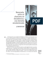 Venezuela, Entre Un Chavismo en Decadencia y Una Derecha Envalentonada PDF