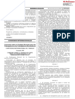 Convenio Sobre El Trabajo Decente para Las Trabajadoras y Los Trabajadores Domésticos