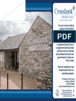 Crossbank Dental Brewery Arts Centre Slide 1 Autumn 2017