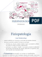 Introducere. Boala. Fiziopatologia Celulei