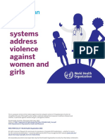 Global Plan of Action:: Health Systems Address Violence Against Women and Girls