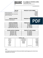 Price List UDITCH Dan Conpipe