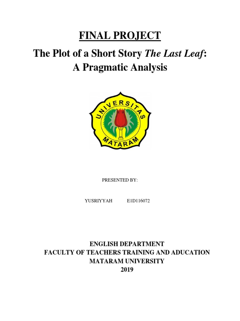 The last leaf analysis picture
