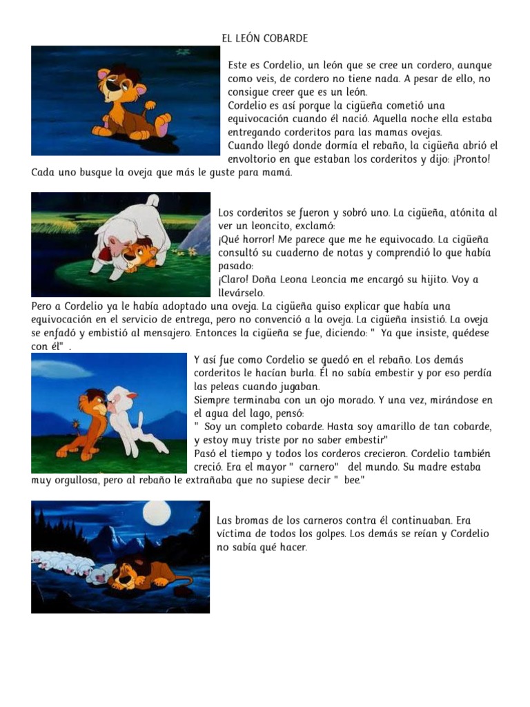 El León Cobarde PDF
