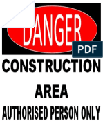Danger Signage