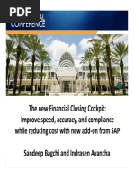 2501-The New Financial Closing Cockpit - Improve Speed, Accuracy, and Compliance While Reducing Cost With New Add-On From SAP PDF