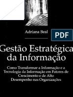 Beal, A. Gestão Estratégica Da Informação PDF