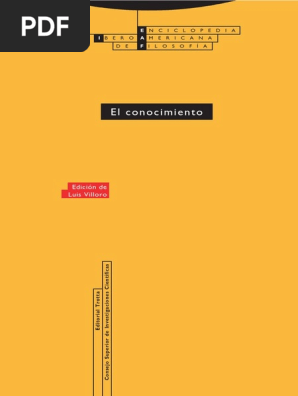Villoro El Conocimiento Publicacion Comunicacion Escrita