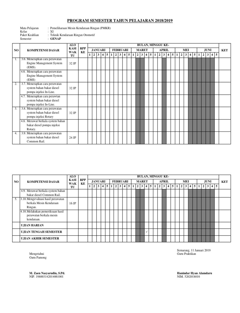 Menerapkan Cara Perawatan Sistem Bahan Bakar Diesel Pompa
