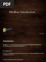 Modbus Intoduction: Prem Sanil