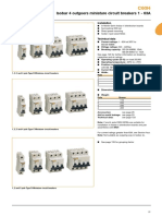 Isobar 4 Outgoers Miniature Circuit Breakers 1 - 63A: Installation