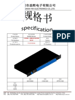 YIXI DWDM Aawg 16ch Specification