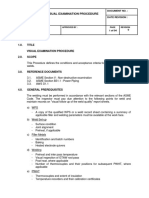 Visual Examination Procedure