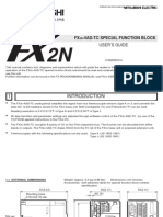 User'S Guide: FX - 4Ad-Tc Special Function Block