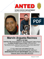 Marvin Argueta-Recinos: Manchester Police Department