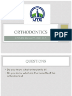 Orthodontics: Carlos Quillupangui M.A