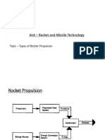ALA - Rocket and Missile Technology: Topic - Types of Rocket Propulsion