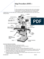 Milling Machine SOP