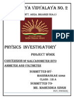 Physics Investigatory Project 1