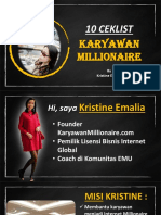 10 Ceklist Karyawan Millionaire