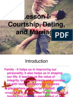Lesson I-Courtship, Dating, and Marriage