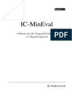 Ic-Mineval: Software For The Financial Evaluation of Mineral Deposits