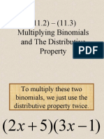 (11.2), (11.3) Multiplying Polynomials