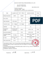 Hebei Jufeng Huachun Heat Insulatied Materials Co.,Ltd: Mill Test Certificate EN10204 3.1 CERTIFICATE